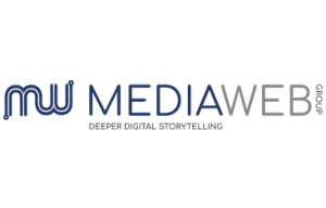 Mediaweb Logo In Their Brand Colours On A Transparent Background