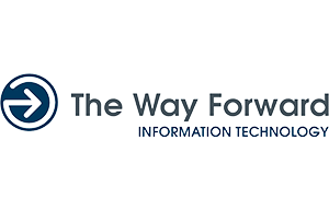 Logotipo de The Way Forward (Information Technology) en sus colores de marca sobre fondo transparente - 3