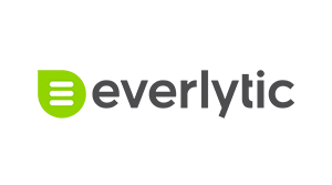 Everlytic Logo In Their Brand Colours On A Transparent Background.