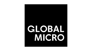 Global Micro Logo In Their Brand Colours On A Transparent Background.