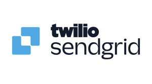 Twilio Sendgrid Logo In Their Brand Colours On A Transparent Background.