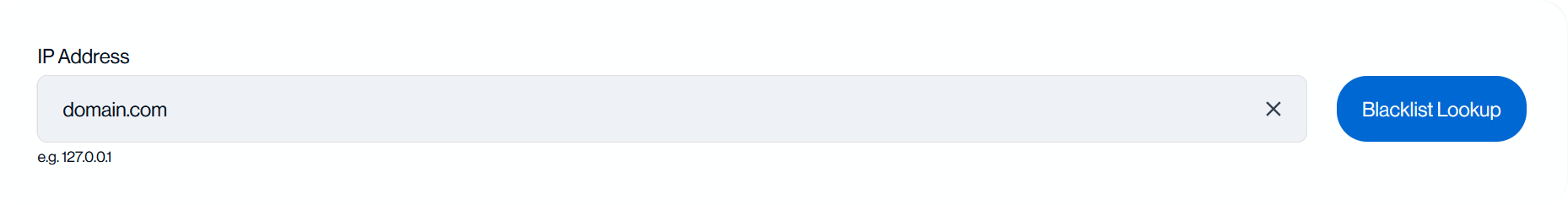 Sendmarc Blacklist Lookup Tool