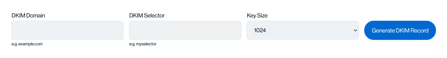 Dkim Key Generator Tool | Sendmarc | Dmarc Protection And Security