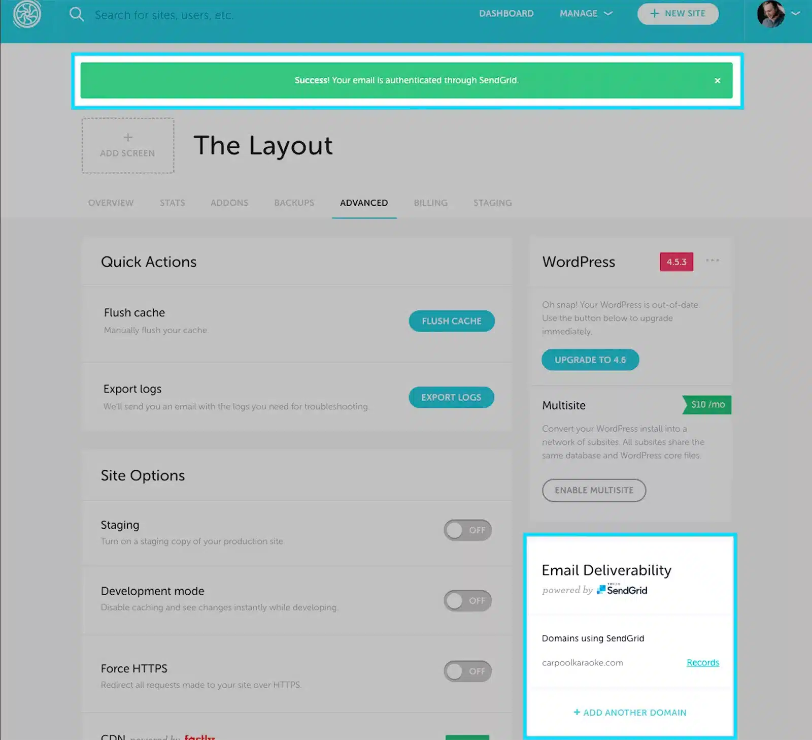 Flywheel Dkim Screenshot 6