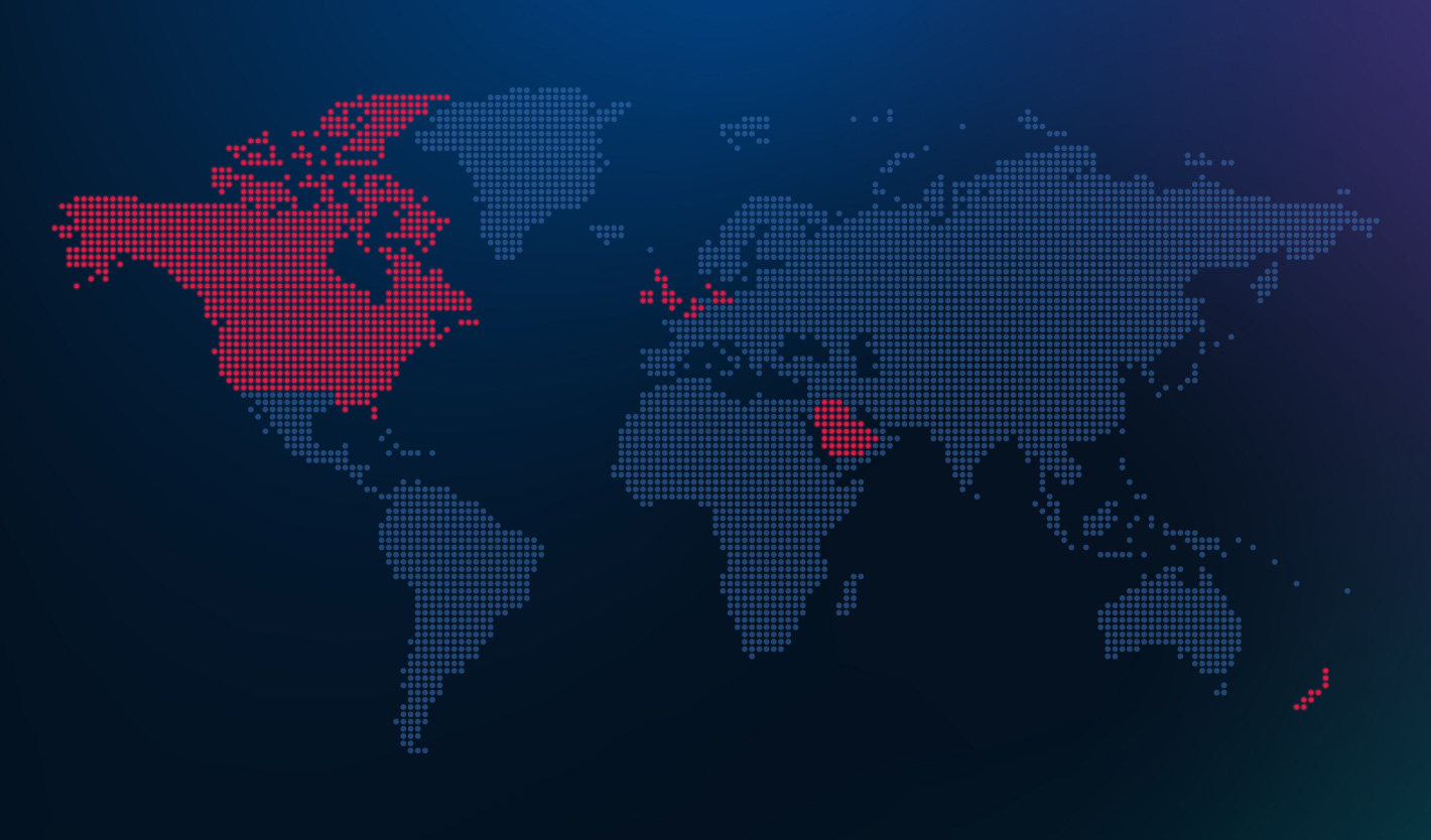 Globe Highlighting Countries With Government And Regional Dmarc Mandates.