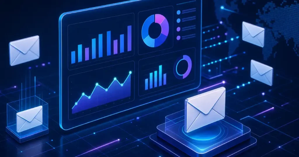 Reporting Dashboard With Email Envelopes