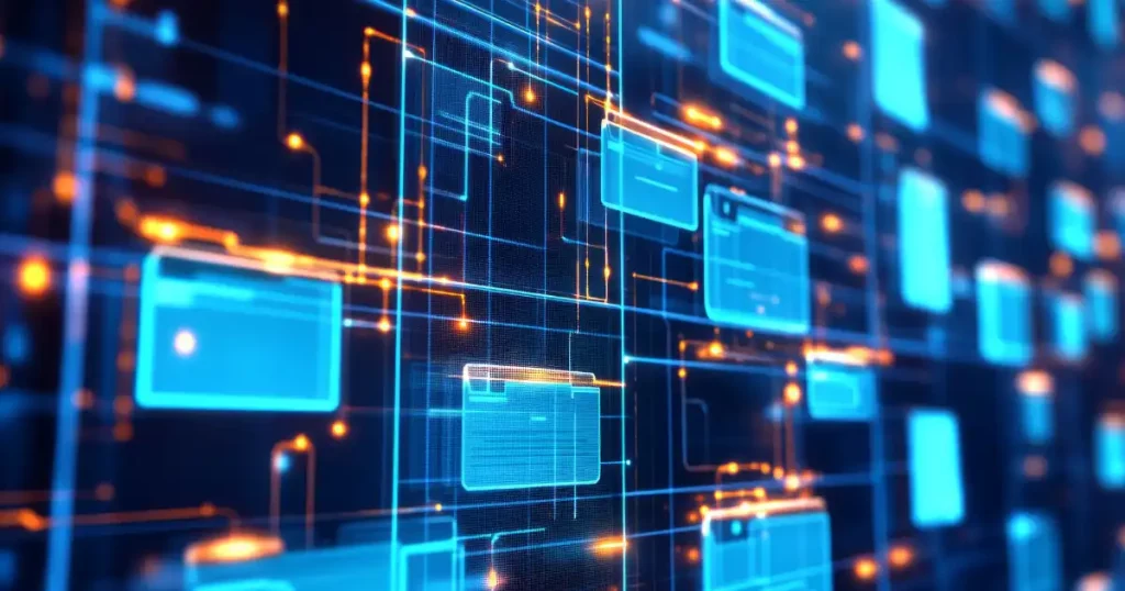 Digital Network Of Data