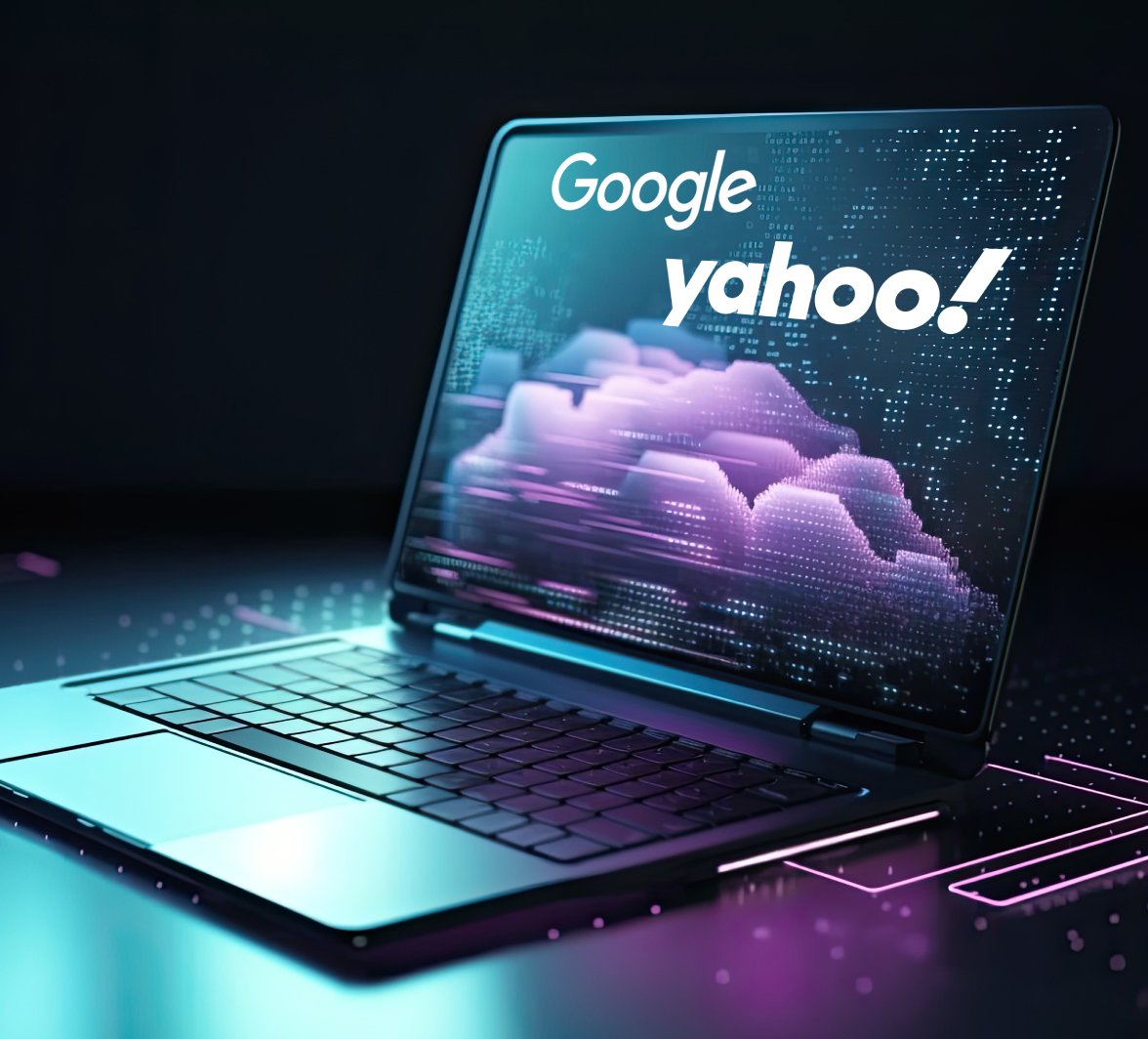 Laptop on a desk | Sendmarc Google and Yahoo Sender Rules