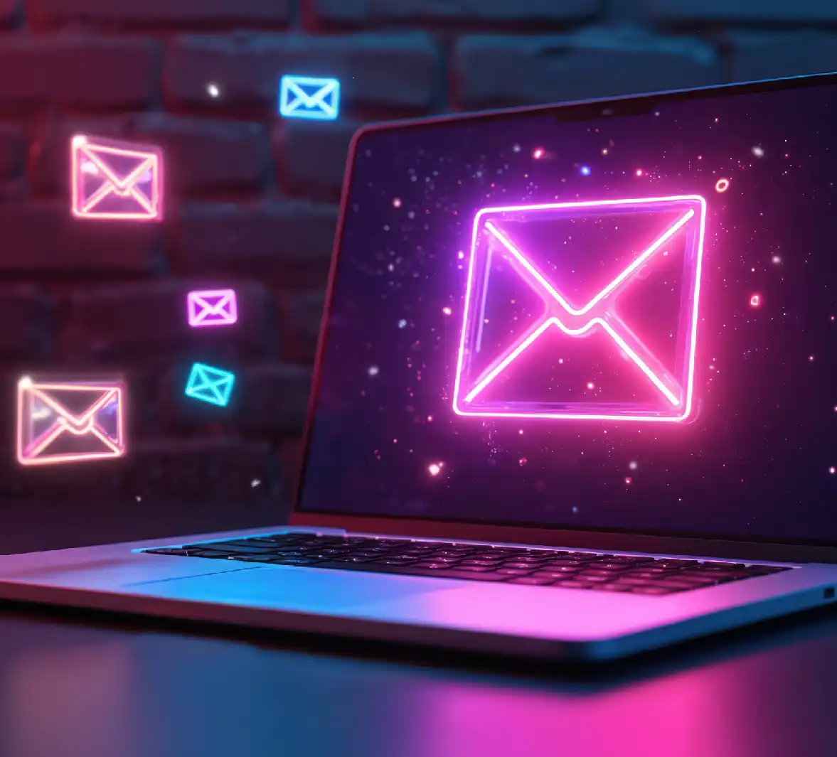 Email Icon On Laptop